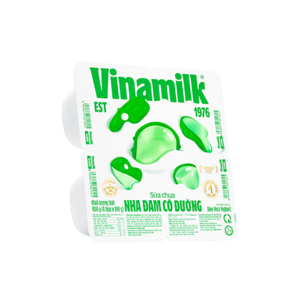 SỮA CHUA ĂN VINAMILK Nha đam có đường 100g