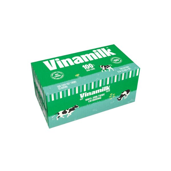 SỮA TƯƠI TIỆT TRÙNG VINAMILK CÓ ĐƯỜNG 1L (12H/THÙNG)