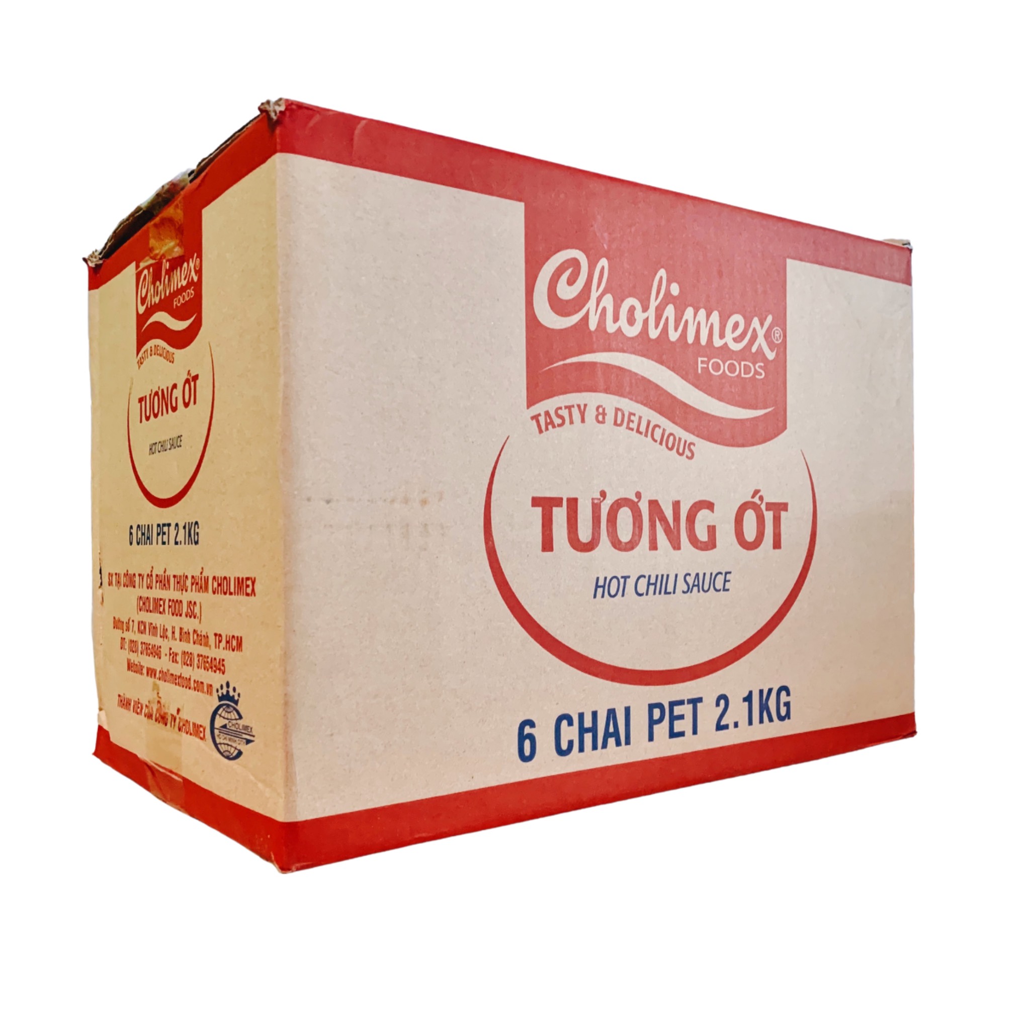 TƯƠNG ỚT CHOLIMEX 2,1KG (6 CHAI/THÙNG)