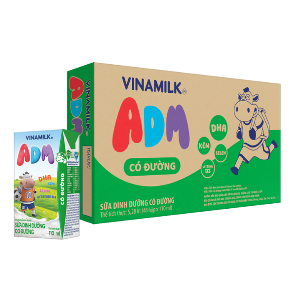 SỮA DINH DƯỠNG VINAMILK ADM 110ML (48H/THÙNG)