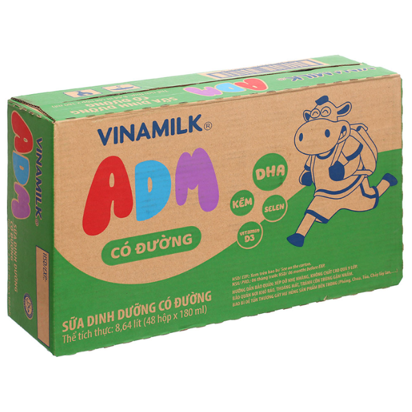 SỮA DINH DƯỠNG VINAMILK ADM 180ML (48H/THÙNG)