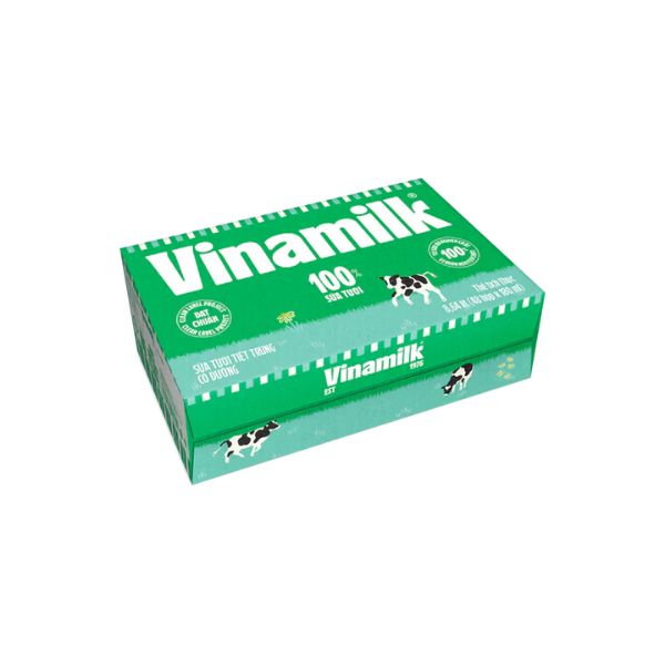 SỮA TƯƠI TIỆT TRÙNG VINAMILK CÓ ĐƯỜNG 180ML (48H/THÙNG)