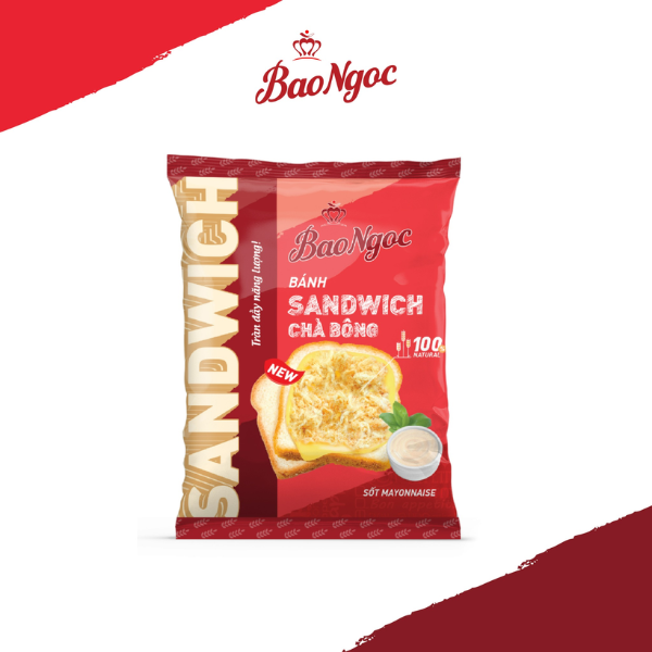 BÁNH BẢO NGỌC SANDWICH CHÀ BÔNG 50G