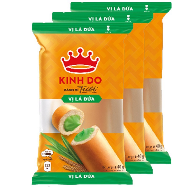 BÁNH KINH ĐÔ LÁ DỨA 40GR*90G