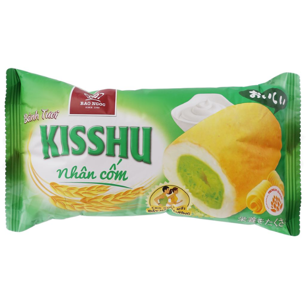 BÁNH KISSHU VỊ CỐM 50G