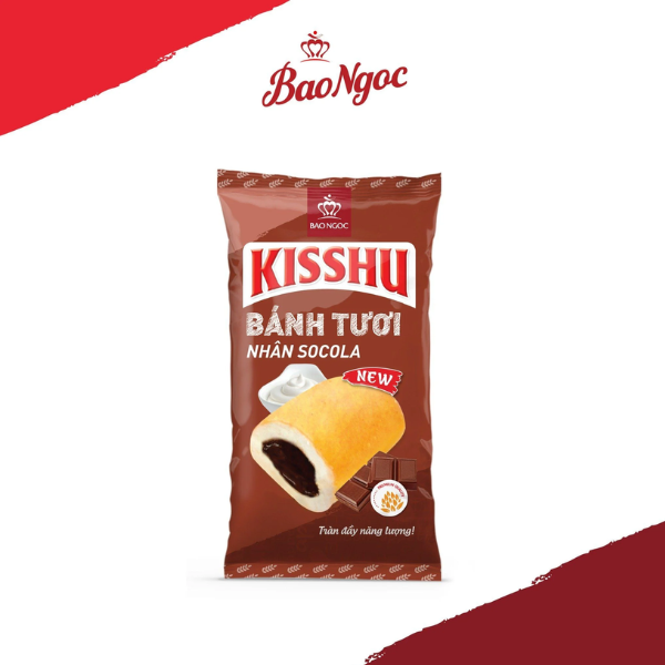 BÁNH BẢO NGỌC KISSHU NHÂN SOCOLA 50G