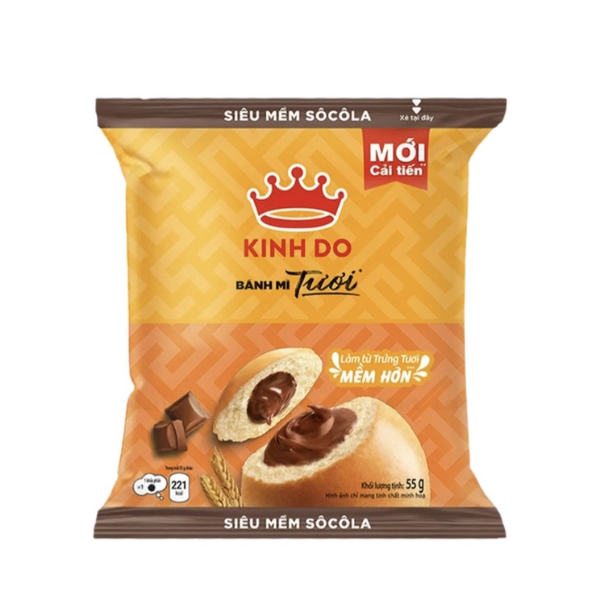 BÁNH MỲ KINH ĐÔ SIÊU MỀM SOCOLA 60G