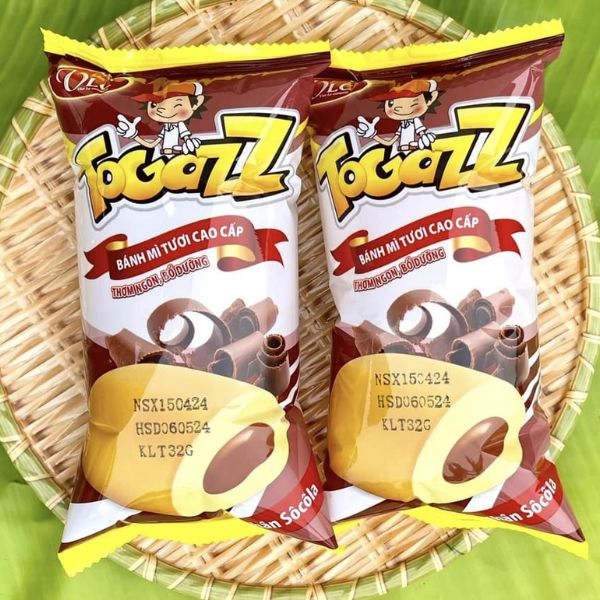 BÁNH MỲ TOGAZZ NGỌT 32G (100C/THÙNG)