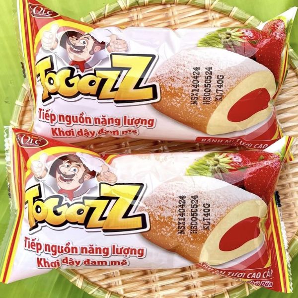 BÁNH MỲ TOGAZZ NGỌT 40G (100C/THÙNG)