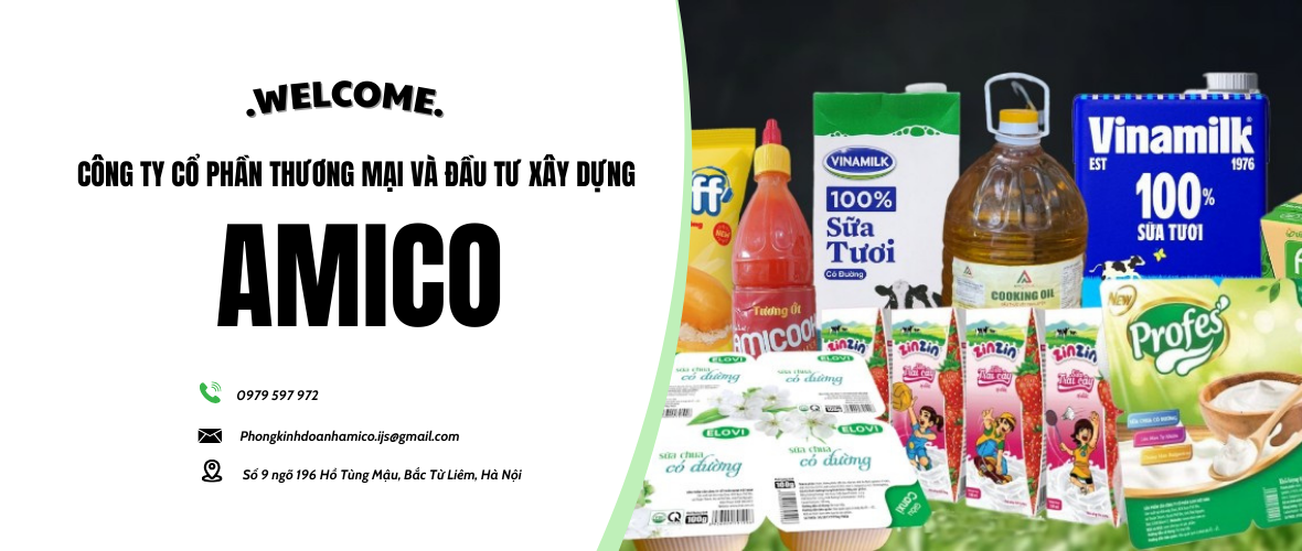 Banner giới thiệu amico