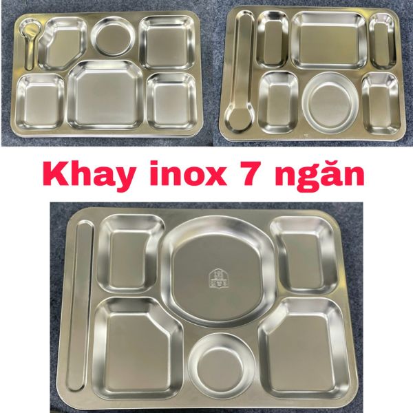 Khay inox 7 ngăn Amico cao cấp