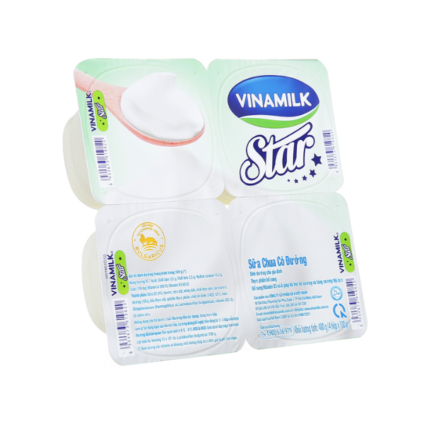 SỮA CHUA ĂN VINAMILK STAR 100GR (48H/THÙNG)