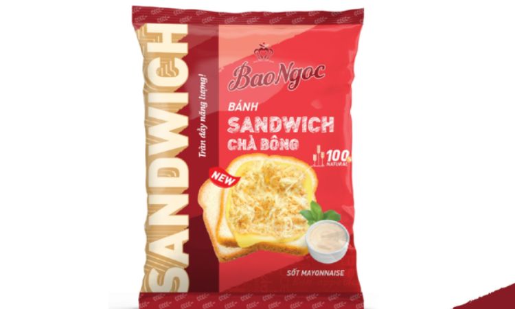 Bánh Bảo Ngọc Sandwich Chà Bông 50g