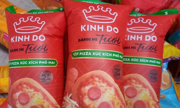 Bánh Mì Tươi Kinh Đô Sốt Pizza Xúc Xích Phô Mai