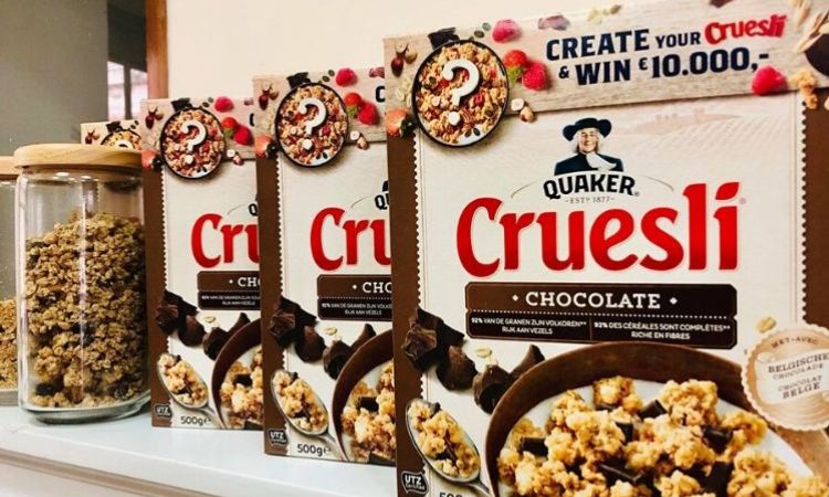 Ngũ cốc Quaker Cruesli chocolate