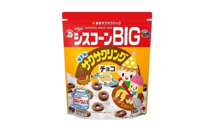 Ngũ cốc ăn sáng Nissin Donut Chocolate