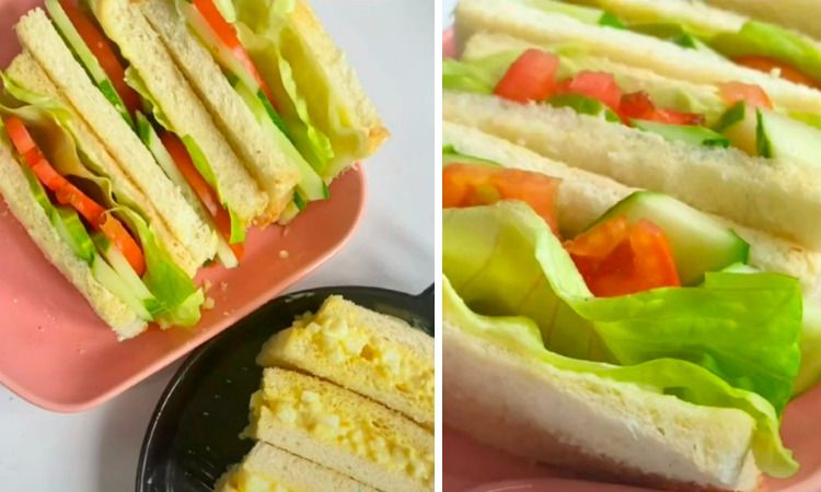 Sandwich rau củ