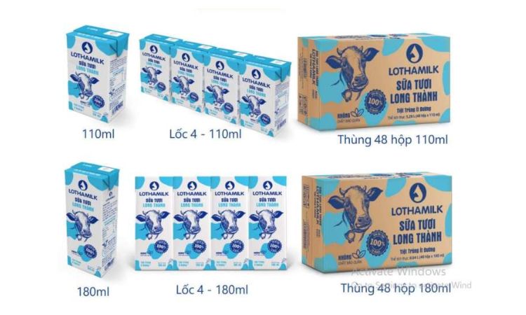 Sữa tươi LothaMilk Long Thành