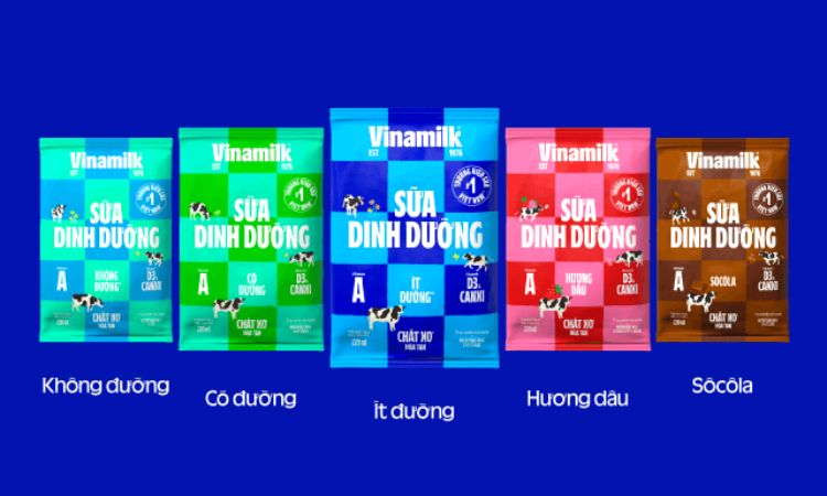 Sữa tươi dinh dưỡng tiệt trùng Vinamilk dạng bịch