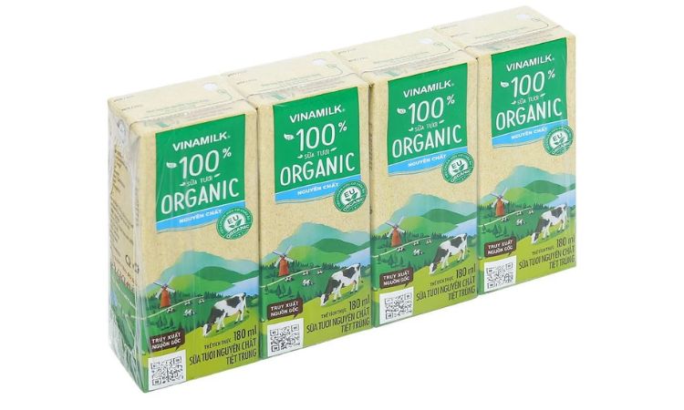 Sữa tươi Vinamilk 100% Organic